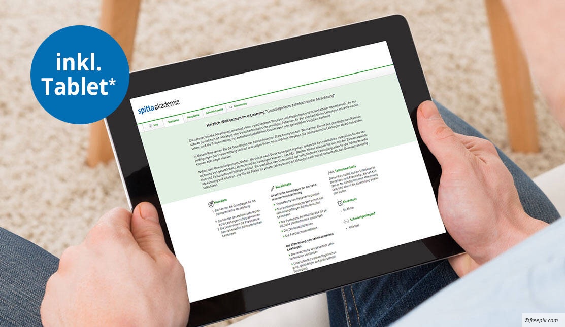 eLearning: Grundlagenkurs zahntechnische Abrechnung